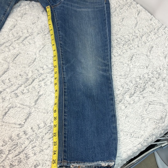 Madewell The Perfect Vintage Crop Blue Jeans waist 26 - Picture 6 of 9